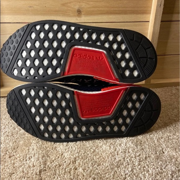 Adidas NMD R1 Collegiate Navy/Cloud White-Scarlet - Picture 5 of 5